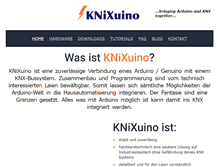 Tablet Screenshot of knixuino.com